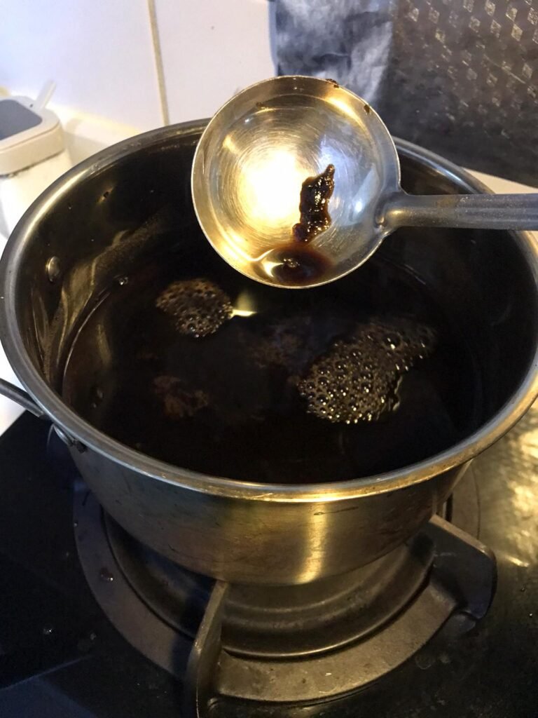 慢慢出現較大結塊